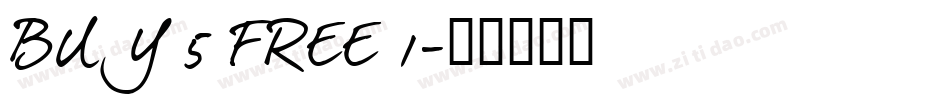 BUY 5 FREE 1字体转换